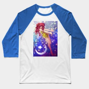 Stars and Moon Fairy Baseball T-Shirt